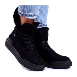 Snowboots för kvinnor Big Star Black GG274990 svart