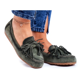 Loafers Dam Maciejka Läder Oliv 04830-24 grön