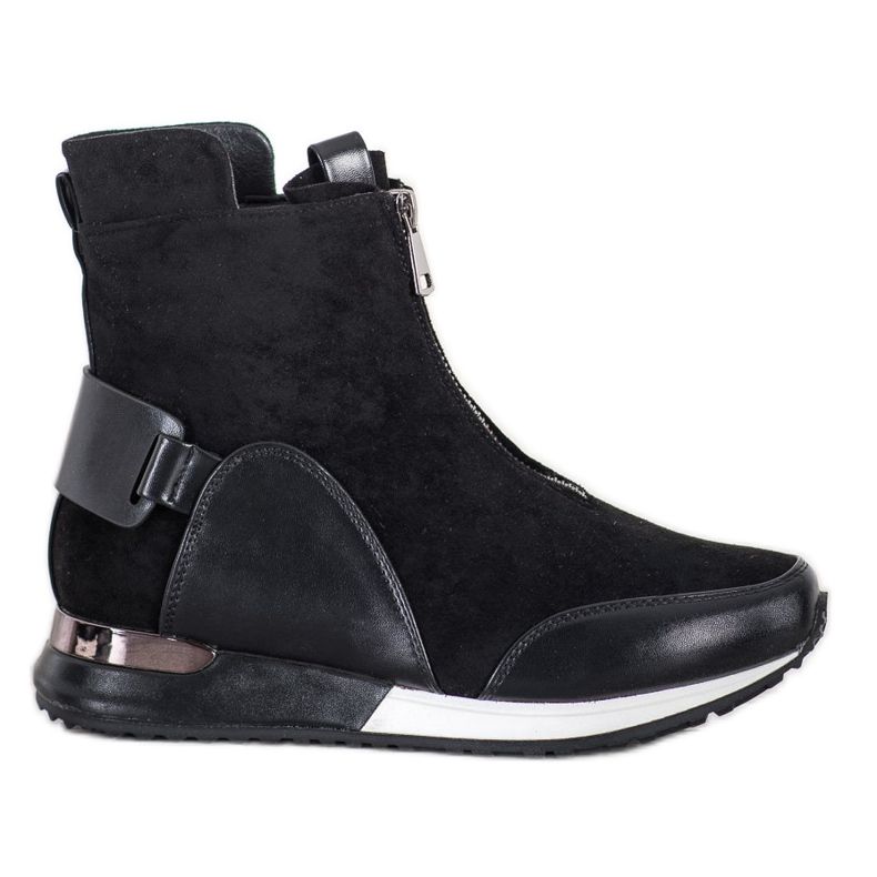 Goodin Sportskor med dragkedja svart