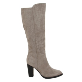 Grå Högklackat UK05P Grå