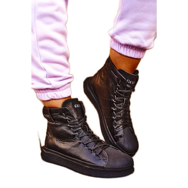 Kvinnors sportläderskor GOE Svart GG2N3050