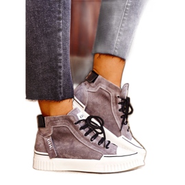 Kvinnors sportläderskor GOE Grå GG2N3079 brun