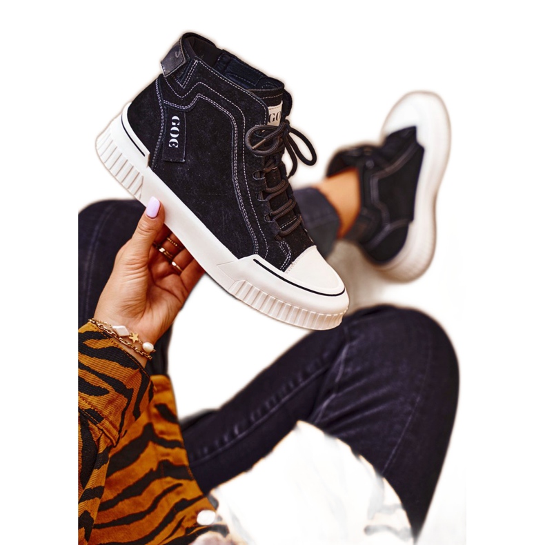 Kvinnors sportläderskor GOE Svart GG2N3062