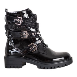 Seastar Lackerade arbetare svart