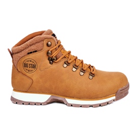Vandringsskor för män Big Star Outdoor Camel GG174402 beige gul