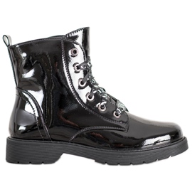 VINCEZA lackerade arbetare svart