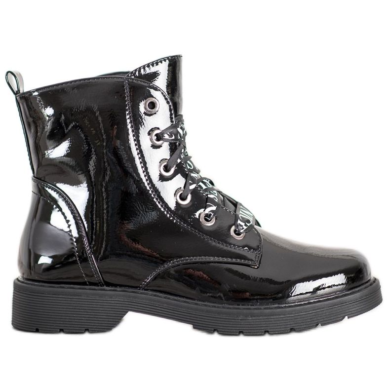 VINCEZA lackerade arbetare svart