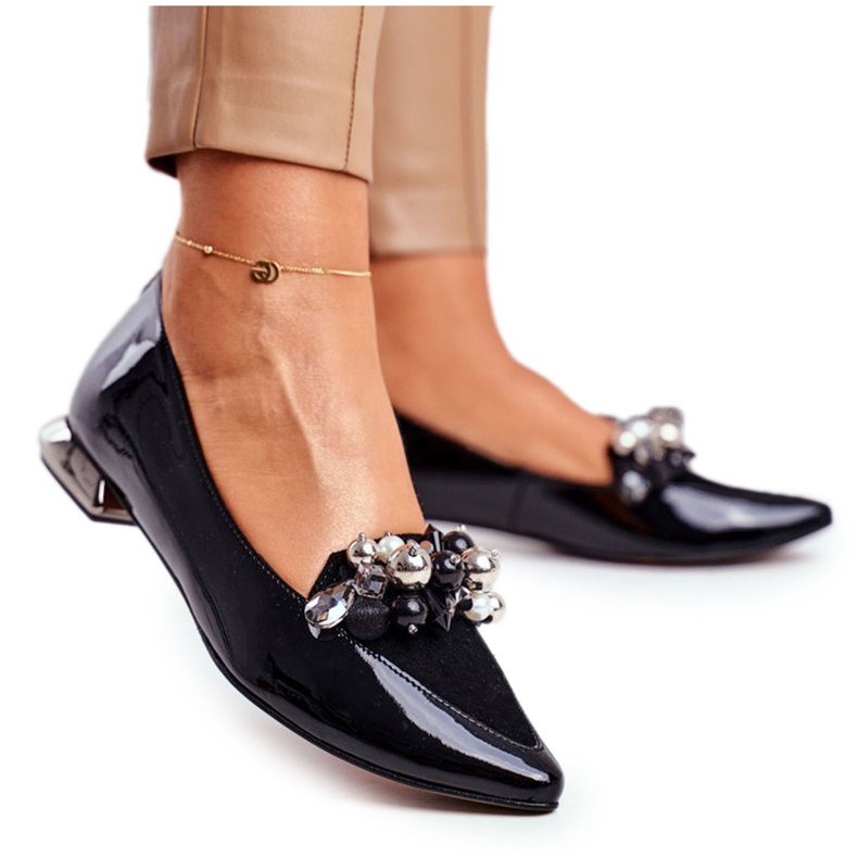 Ballerinor för kvinnor Laura Messi Läder Svart 2157