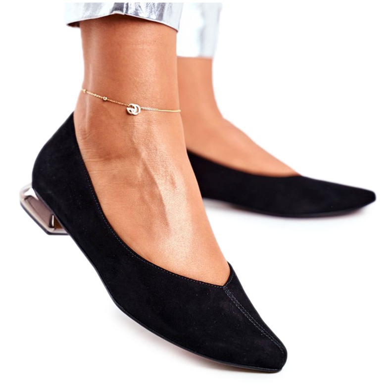 Ballerinor för kvinnor Laura Messi Läder Svart 2149