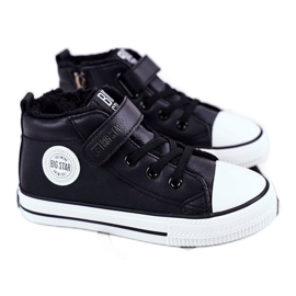 Barns Sneakers Big Star Warm Black GG374035 svart