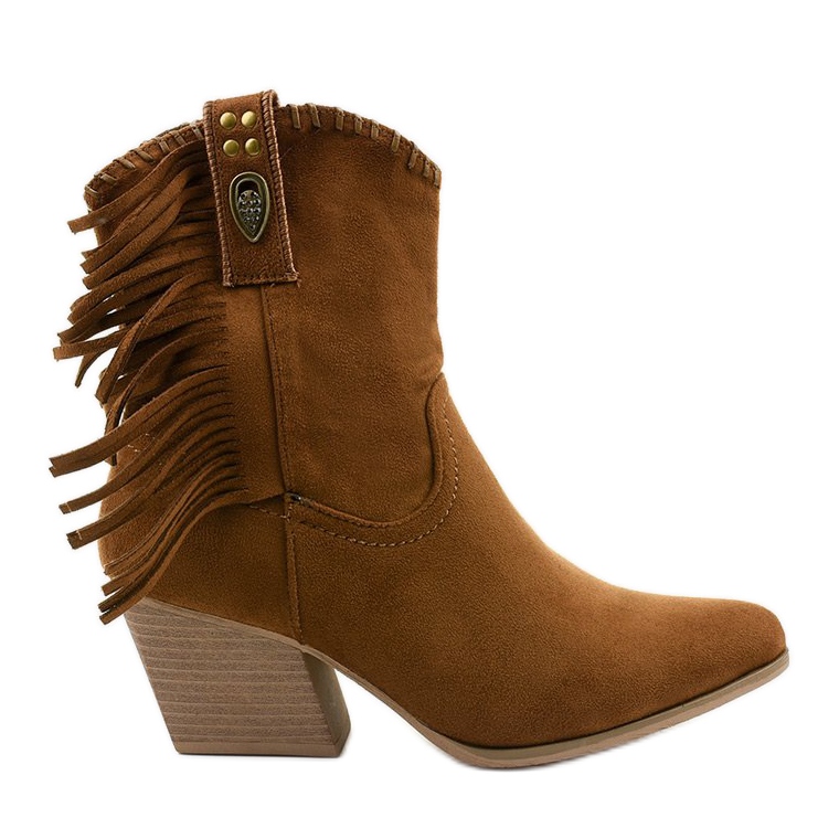 Brun cowboystövlar i mocka från Lamimeila