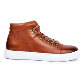 Herrskor i läder GOE Brown GG1N3011 brun