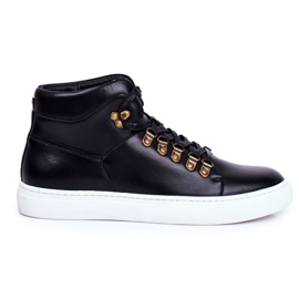 Herrskor i läder GOE Svart GG1N3009