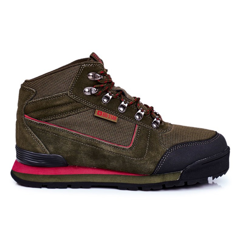 Herrvandringsskor Big Star Outdoor Khaki GG174200 grön