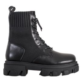 Seastar Trendiga arbetare på plattformen svart