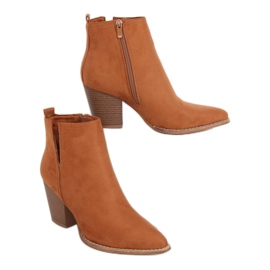 Högklackade stövlar mandel kamel M397 Camel Ii Art brun