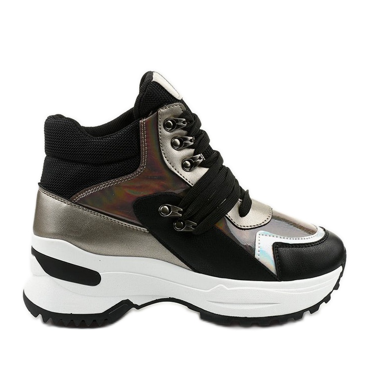 Svarta Gianna slip-on sneakers mångfärgad