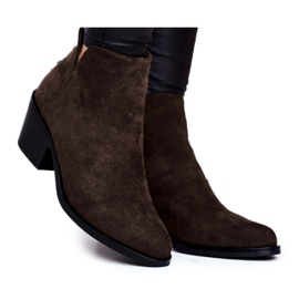 S.Barski Kvinnor Stövlar Vinter Varm Platt Klack Kaki Mjölkaktig grön