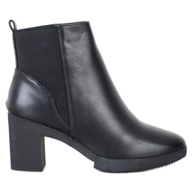 Kylie Eko-läder stövlar svart