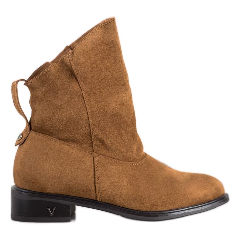 VINCEZA slip-on stövlar brun
