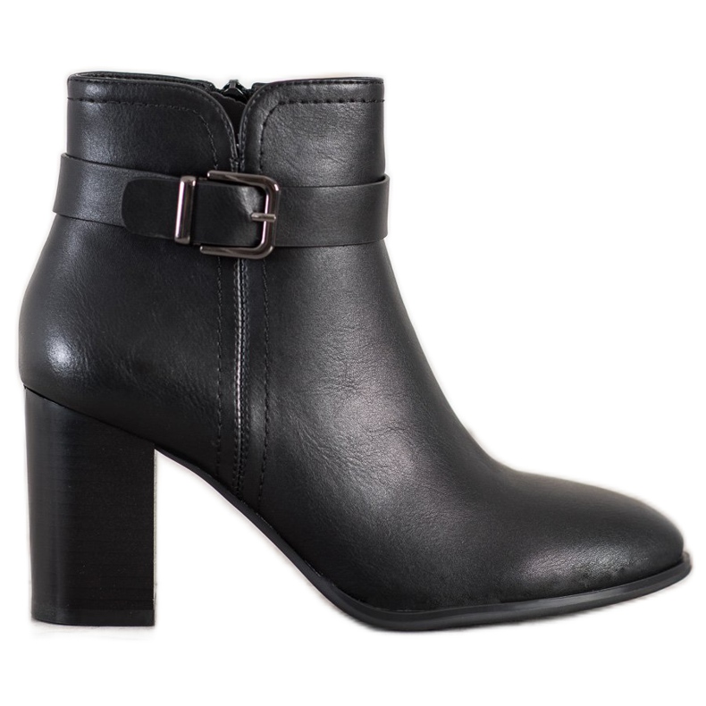 Sergio Leone Klassiska högklackade stövlar svart