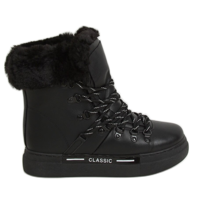 Svarta tjockisolerade snöskor BK903 Svart