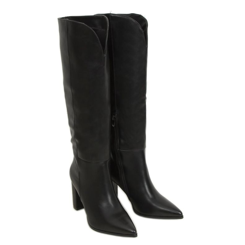 Klassiska svarta höga klackar RB94P Svart