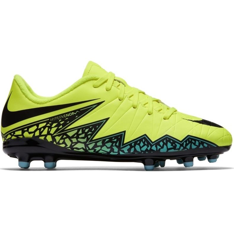 Nike Hypervenom Phelon Ii Fg Jr 744943 703 fotbollsskor gul