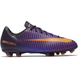 Nike Mercurial Vapor Xi Fg Jr 831945 585 fotbollsskor purpur purpur