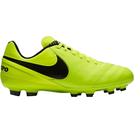 Nike Tiempo Legend Vi Fg Jr 819186 707 fotbollsskor gul