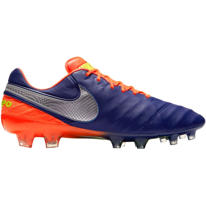 Nike Tiempo Legend Vi Fg 819177 409 fotbollsskor marinblå