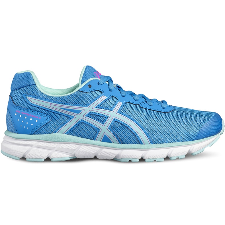 Asics Gel Impression 9 T6F6N-4367 löparskor för kvinnor blå grön