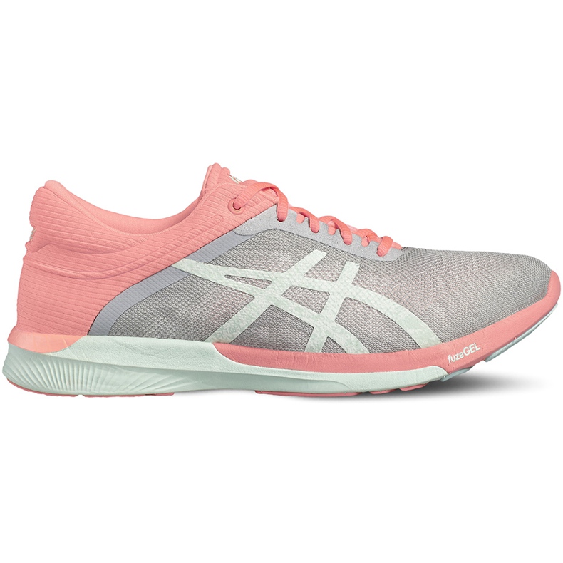 Asics Fuze X Rush T768N-9687 löparskor för kvinnor rosa grå