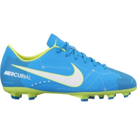 Nike Mercurial Victory 6 Neymar Fg Jr 921488 400 fotbollsskor blå blå