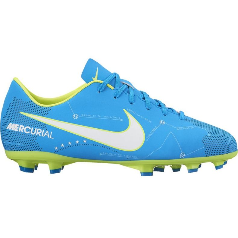 Nike Mercurial Victory 6 Neymar Fg Jr 921488 400 fotbollsskor blå blå