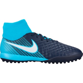Nike Magista X Onda Ii Df Tf 917796 414 fotbollsskor blå