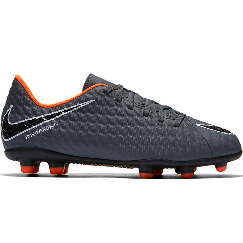 Nike Hypervenom Phantom 3 Club Fg Jr AH7290 081 fotbollsskor mångfärgad grå