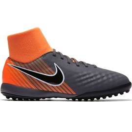 Nike Magista Obra 2 Academy Df Tf Jr AH7318 080 fotbollsskor mångfärgad grå