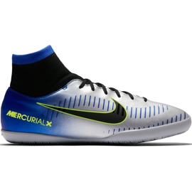 Nike Mercurial X Victory 6 Df Neymar Ic Jr 921491 407 fotbollsskor mångfärgad grå