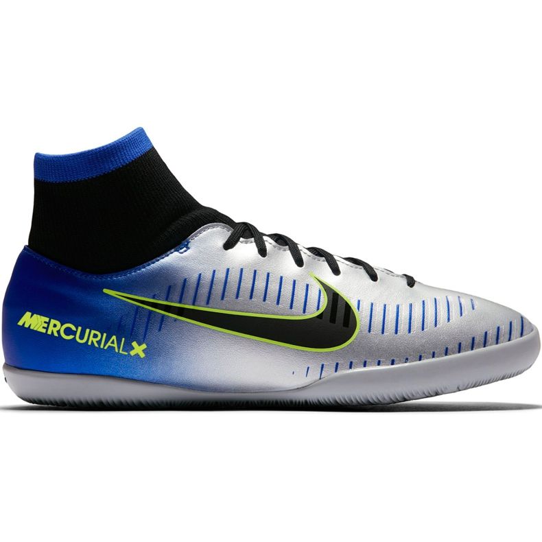 Nike Mercurial X Victory 6 Df Neymar Ic Jr 921491 407 fotbollsskor mångfärgad grå