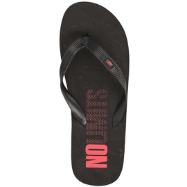 Herr tofflor 4F röd H4L18 KLM001 svart