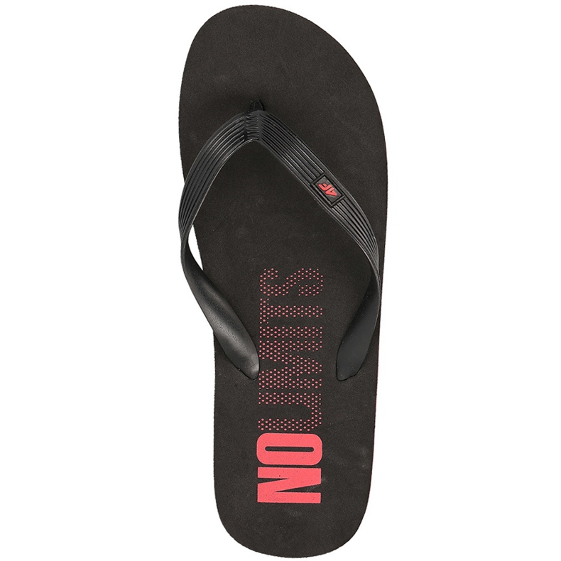 Herr tofflor 4F röd H4L18 KLM001 svart