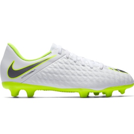 Nike Hypervenom 3 Club Fg Jr AJ4146 107 fotbollsskor vit vit