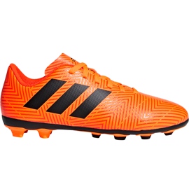Adidas Nemeziz 18.4 FxG Jr DB2355 fotbollsskor mångfärgad orange