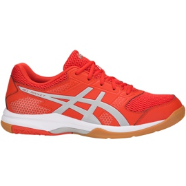 Asics Gel-Rocket 8 B706Y 0693 volleybollskor för män mångfärgad orange