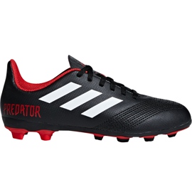 Adidas Predator 18.4 FxG Jr DB2323 fotbollsskor mångfärgad svart