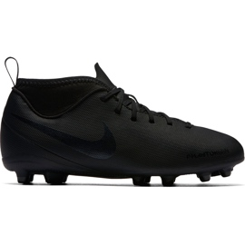 Nike Phantom Vsn Club Df Fg Jr AO3288 001 fotbollsskor svart flerfärgad