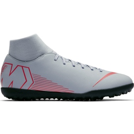 Nike Mercurial Superfly X 6 Club Tf AH7372 060 fotbollsskor grå grå