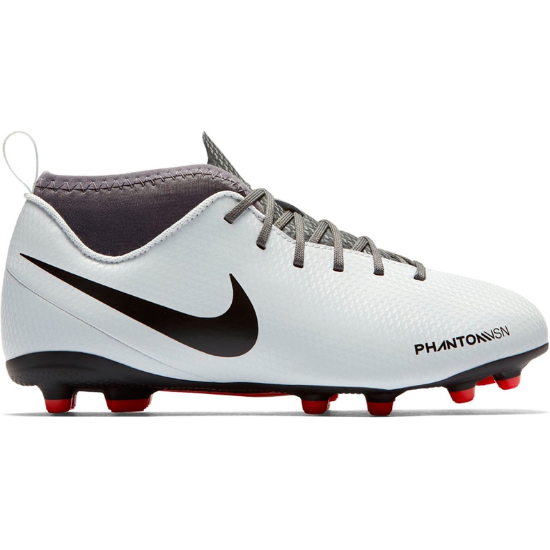 Nike Phantom Vsn Club Df Fg Mg Jr AO3288 060 fotbollsskor mångfärgad vit