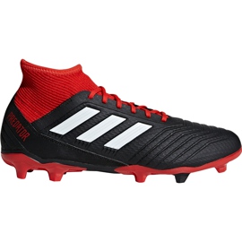 Adidas Predator 18.3 Fg DB2001 fotbollsskor svart